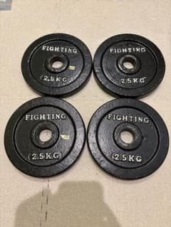 FIGHTING ダンベルプレート 2.5kg 4枚セットのサムネイル