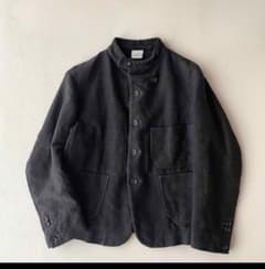 値下げ　45R フランネルの908オール　ノーカラージャケット 値下げ 45R フランネルの908オール ノーカラージャケット - メルカリ