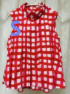 MARNI x UNIQLO ノースリーブ チェック ブラウスのサムネイル