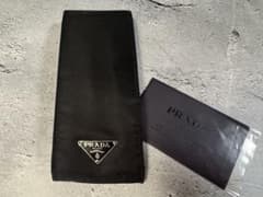 SUMMER さま PRADA ペンケース 眼鏡ケースブラック 三角ロゴ - メルカリ