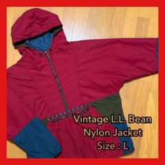 빈티지 L.L.Bean 나일론 재킷 아노락 파커 L 안솜