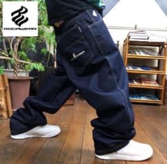 激レア】ROCAWEAR ロカウェア デニム ジーンズ ストリート ゆるダボ 