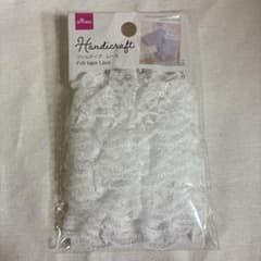 DAISO フリルテープ レース ホワイト 2mのサムネイル