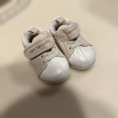 ベージュ ベビーシューズ スニーカー風