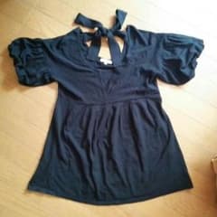 再出品♪ニット黒トップスのサムネイル