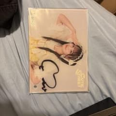 CUTIE STREET 래플 복권 A상 후루사와 리사 친필 사인 아크릴 패널