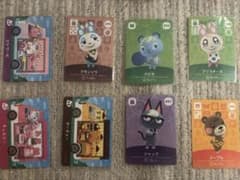 あつまれどうぶつの森 amiiboカード 8枚セットのサムネイル