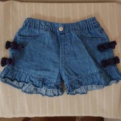 アプレレクール  デニムショートパンツ キュロットのサムネイル