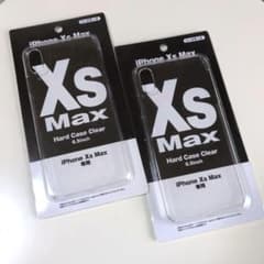 【新品】未開封　iPhone Xs Max ハードケース クリア 2個セットのサムネイル