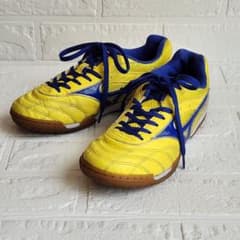 MIZUNO✨フットサルシューズ　ランサメント　23.5cm　イエロー/ブルー