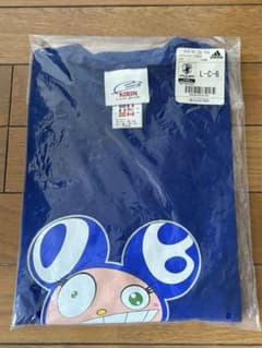 adidas JFA サッカー日本代表 Tシャツ ブルー Lのサムネイル