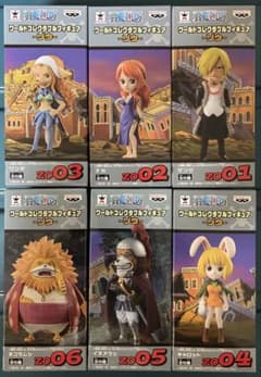 ワンピース ワールドコレクタブルフィギュア ゾウ 全6種のサムネイル