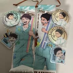 ハイキュー!! 及川徹 岩泉一 缶バッジ アクリルチャーム ガチャセット