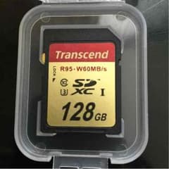 値下げ中！SDカード(SDXC)128GB Class10のサムネイル