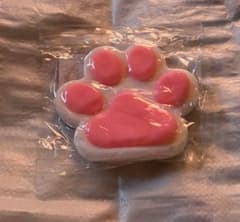 ねこの手スクイーズ 肉球 ピンク特大のサムネイル