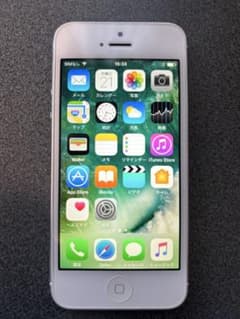 iPhone5 실버 본체 중고