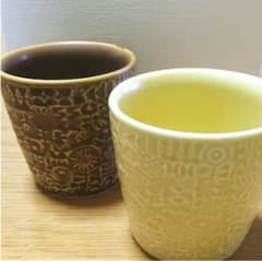 BIRDS' WORDS PATTERNED CUPのサムネイル