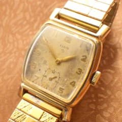 限定値下】☆【1948年】エルジン USA製15石 10金メッキ 手巻き腕時計 
