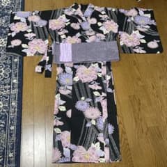 花柄 浴衣・帯セット　和あらいや　セパレート　ゆかた　二部式浴衣のサムネイル