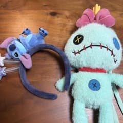 スティッチ カチューシャ スクランプ セット - メルカリ