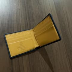 ETTINGER 2つ折り財布　ブルー×イエローのサムネイル