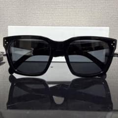CELINE CL40248I 01A サングラス ブラック 太セル イタリア製 - メルカリ