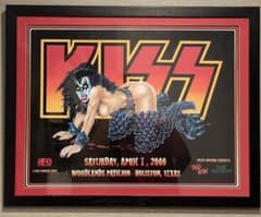 レア KISS キッス Texasライブポスター シルクスクリーンのサムネイル