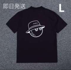 黒　 L 新品　マルボンゴルフ MALBON GOLF 　半袖　モックネック - 3