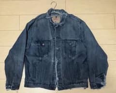 値下　90s Levi's 70507 USA製　後染ブラック　[襤褸]のサムネイル