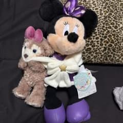 Disney winter 限定　ミニー　シェリーメイ ミニーマウス シェリーメイ 冬 ぬいぐるみ 値札付き 新品 可愛いお顔