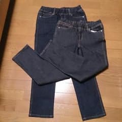 マコ様専用☺ デニムのスキニーパンツ 同サイズ2本セットのサムネイル