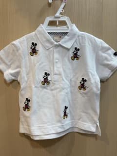 petit main 半袖ポロシャツ　ミッキーマウス　80cmのサムネイル