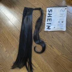 ポニーテール　つけ毛　ウィッグ　黒髪ロングのサムネイル