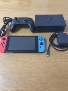 Nintendo Switch 本体セット プロコン付き - メルカリ