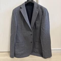 Manuel Ritz テーラードジャケット グレー エルボーパッチのサムネイル