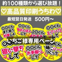 いちご様専用 ファンサうちわ カンペうちわ うちわ文字 オーダー K