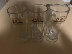 アサヒ SUPER DRY ビールジョッキ 3個セットのサムネイル