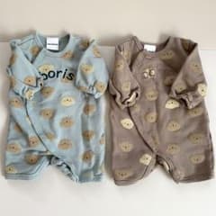 DICK BRUNA くまさんロンパース（50-60）　双子服のサムネイル