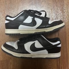 NIKE Dunk Low Black White スニーカーのサムネイル