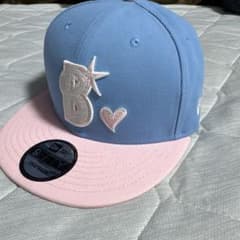 NEW ERA 9FIFTY キャップ ライトブルー ピンクのサムネイル