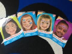 アメリカ☆フェイスタトゥー☆女の子編。ハロウィン