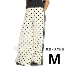 adidas サテン 水玉 ポルカドット ジャージ パンツ M - メルカリ