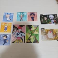 HUNTER×HUNTER 銀だこコラボステッカー カード まとめ売りのサムネイル