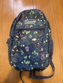 Coleman キッズ リュック キャンプ柄 ネイビーのサムネイル