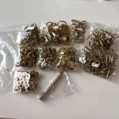 t*a様 真鍮ブロンズ 革細工用 まとめ売りのサムネイル