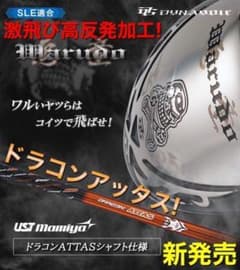新登場! ドクロが輝く激飛び適合! ダイナゴルフ 悪童 ワルド ドラコン