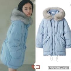 新品タグ付 西川フードファーミドルダウン 水色 SNIDEL - メルカリ