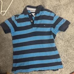 Tommy Hilfiger ポロシャツ ボーダー Mサイズのサムネイル