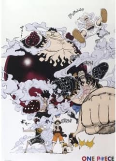 ONE PIECE バトルシーン アートポスターのサムネイル