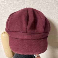 キャスケット RUBEN ワインレッド